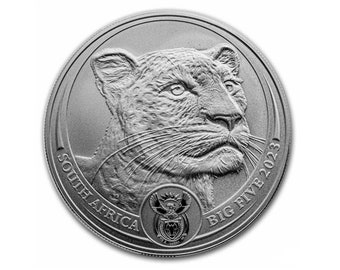 Upgrade for Cut and Engraved Designs 1oz Silver Coin South African Leopard