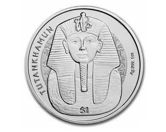Upgrade for Cut and Engraved Designs 1oz Silver Coin King Tut