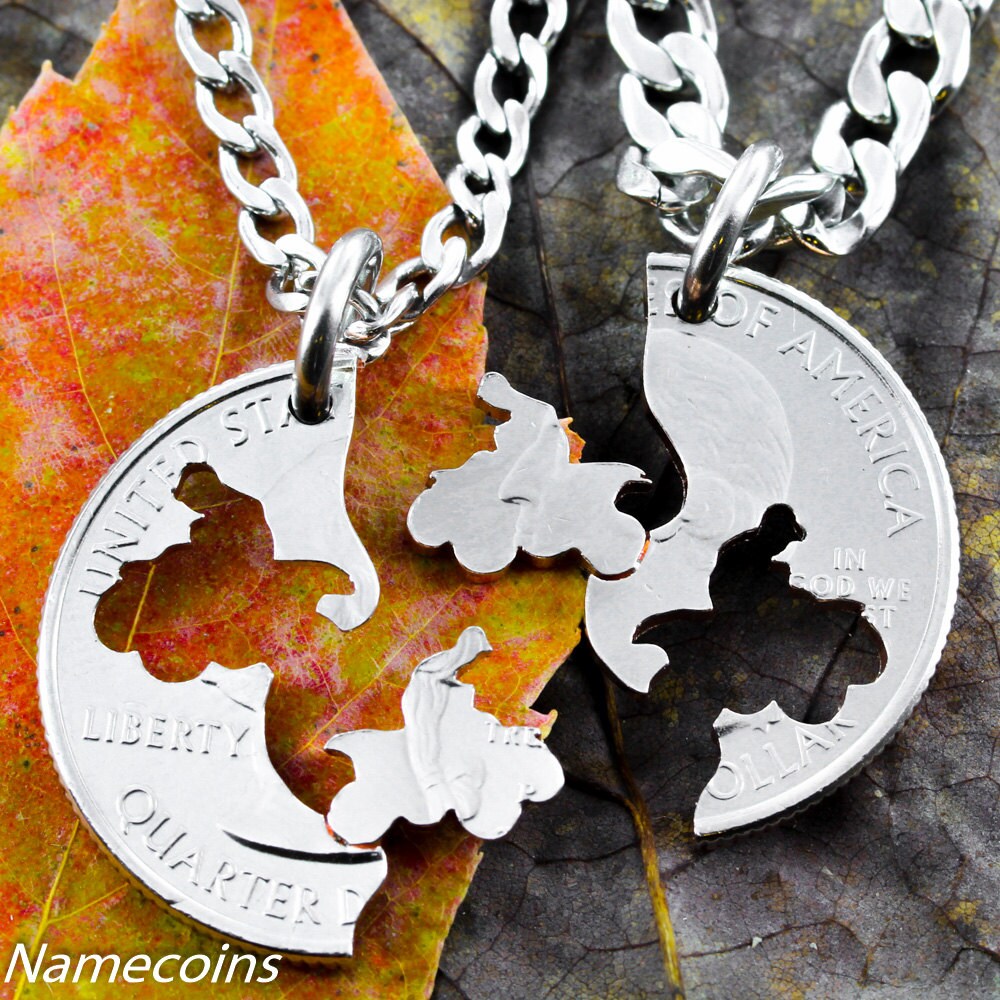 Four Wheeler BFF Necklace Motocross 