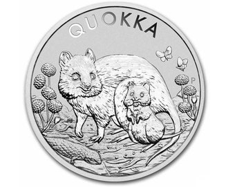 Upgrade for Cut and Engraved Designs 1oz Silver Coin Quokka