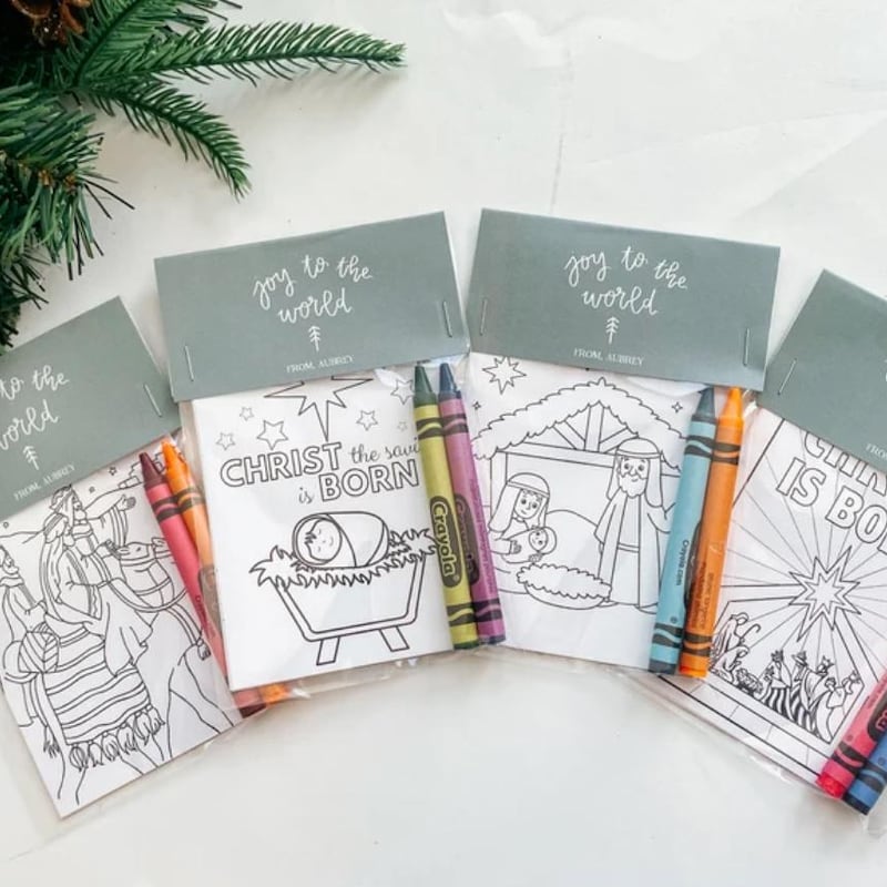 Religious Crayon Christmas - Etsy