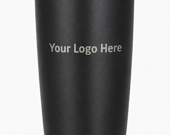 Vaso personalizado de 20 oz grabado con láser: logotipo personalizado