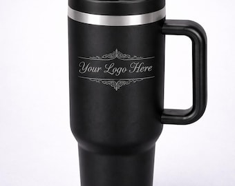 Custom 40oz Stainless Steel Tumbler with Handle