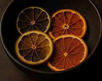 Mini Citrus Garnish Pack - 20 getrocknete Fruchträder - Perfekt für Hausbars, Geschenke und zum Testen neuer Cocktails