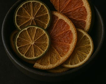 Dual Citrus Garnish Pack – 100 Dehydrated wheels or 50 dehydrated Pineapple/Grapefruit Half-Moons – Two Fruit Combinations