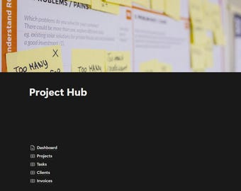 Notion Business Template | Projektmanagement, Klient crm (Digitaler Download)