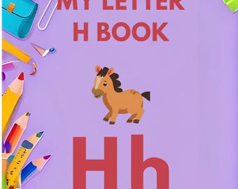 Buchstabe H Minibuch | Phonetik Arbeitsblatt für die Vorschule (PDF Download)