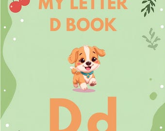 Buchstabe D Minibuch | Druckbare Alphabet-Übung (PDF Download