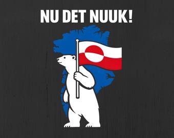 Nu Det Nuuk Greenlanders I Stand with Greenland PNG: Greenland Independence patriotic png Nordic pride (Digital Download)