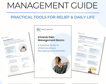 Chronic Pain Management Guide | Relief Techniques, Planner (PDF Download)