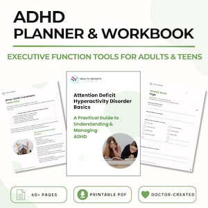 Guida alla gestione dell'ADHD / Agenda / Quaderno di esercizi per le funzioni esecutive per adulti e adolescenti (download in PDF)
