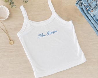Bachelorette Party Tops | Bride To Be Shirt | Birthday Girl Tank | Custom Name Camisole | Bridal Party Outfit | Girls Trip Matching Tops