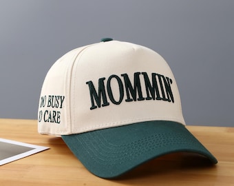Mommin Embroidered Hat,Mommin' Embroidered Baseball Hat ,mommin trucker hat, minimalist fashion mom Hat - Mothers Day Gift
