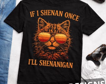 Wenn ich jemals PNG beschreibe, lustiges intrigantes Katzen-Shirt-Design, süße schelmische Katzengrafik, Katzenliebhabergeschenk, Meme Cat Sublimation PNG