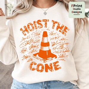 Hoist The Cone PNG: Funny Traffic Cone Humor Road Work Meme png Construction Joke Clipart Art (Digital Download) image 11