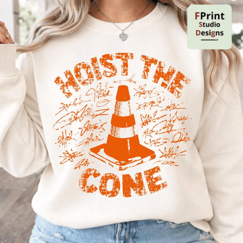 Hoist The Cone PNG: Funny Traffic Cone Humor Road Work Meme png Construction Joke Clipart Art (Digital Download) image 11