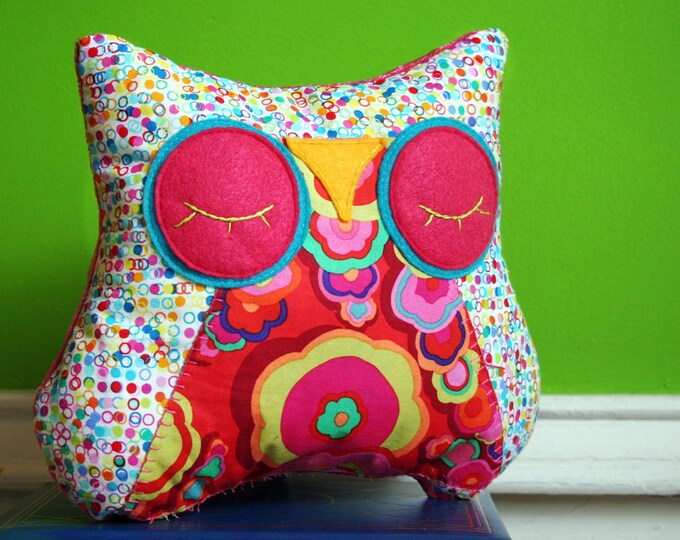 Stuffed Owl Animal Pillow Sleepy Snuggle for Your Modern Baby Etsy