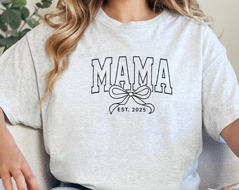 Muttertagsgeschenk, Mama Shirt, ästhetisches Mama T-Shirt, Geschenk für Mama