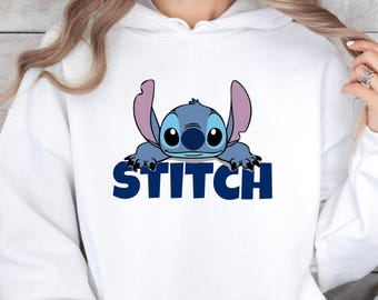 Camiseta de Stitch de Disney, sudadera de Lilo y Stitch de Disney, sudadera con capucha de Stitch, camiseta divertida de Disney