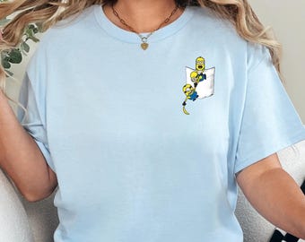 Sudadera con bolsillo de Minion, estilo anime, regalo de San Valentín