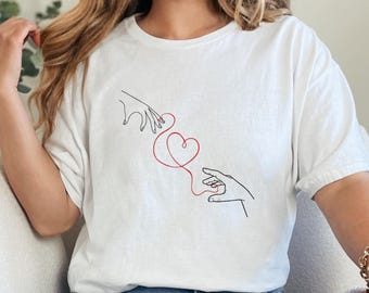 Sudadera con capucha Love Heart String, para San Valentín