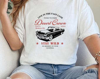 Camiseta de coche retro, sudadera clásica, estampado de camión vintage