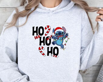 Stitch Disney Shirt, Disney Lillo and Stitch Sweatshirt, Stitch Hoodie, Funny Disney Shirt, Chritmas Stitch Sweatshirt, Christmas Shirt