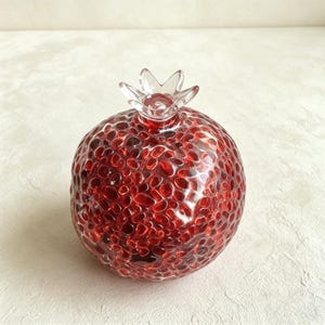 Pomegranate Stress Ball, Crunchy Sensory Toy, Squishy Fidget Toy, Anxiety Relief Toy, Desk Toy, Gift for Kids Adults