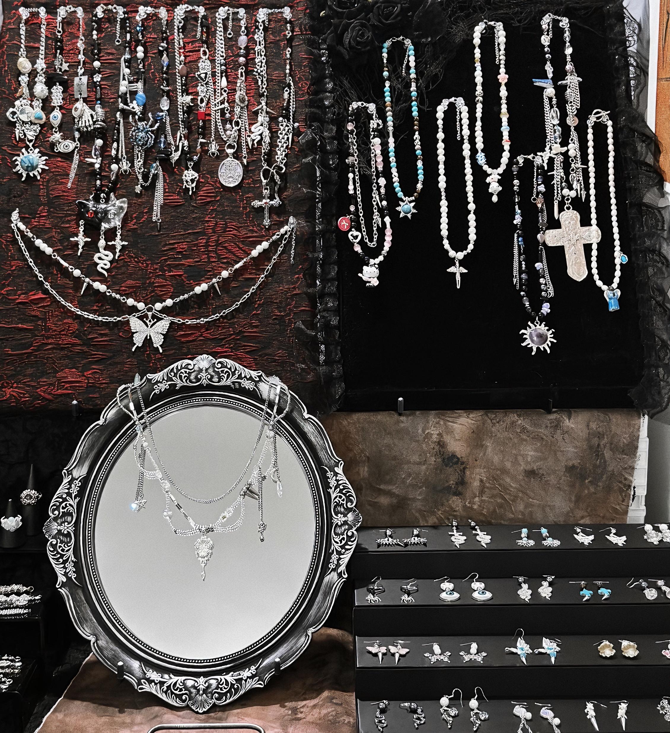 Mystery Silver Jewelry Jar| Surprise Necklace Earrings Rings Set