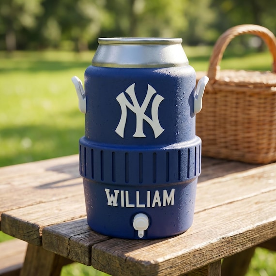 Personalized Baseball Can Holder,Custom Retro Mini Cooler Cup,3D Printed Soda Can Koozie,12oz Drink Holder,Custom Logo Football Team