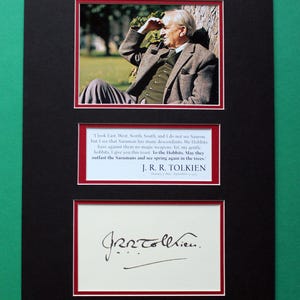 J.R.R. TOLKIEN autografutställning Unik konstmuseumsutställning Stil B