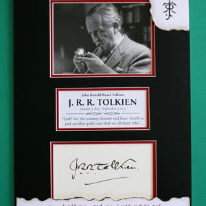 J.R.R. TOLKIENS autografutställning Unik konstmuseumsutställning