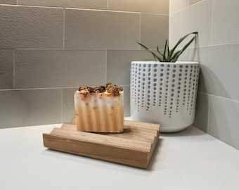 ¡Exprime el día! Pastilla de jabón de pomelo – Cítricos hechos a mano – Artesanal natural – Regalo energizante para spa – Botánico corporal