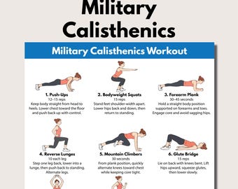 Military Calisthenics, Calisthenics Workout Plan, HIIT Exercises for Women