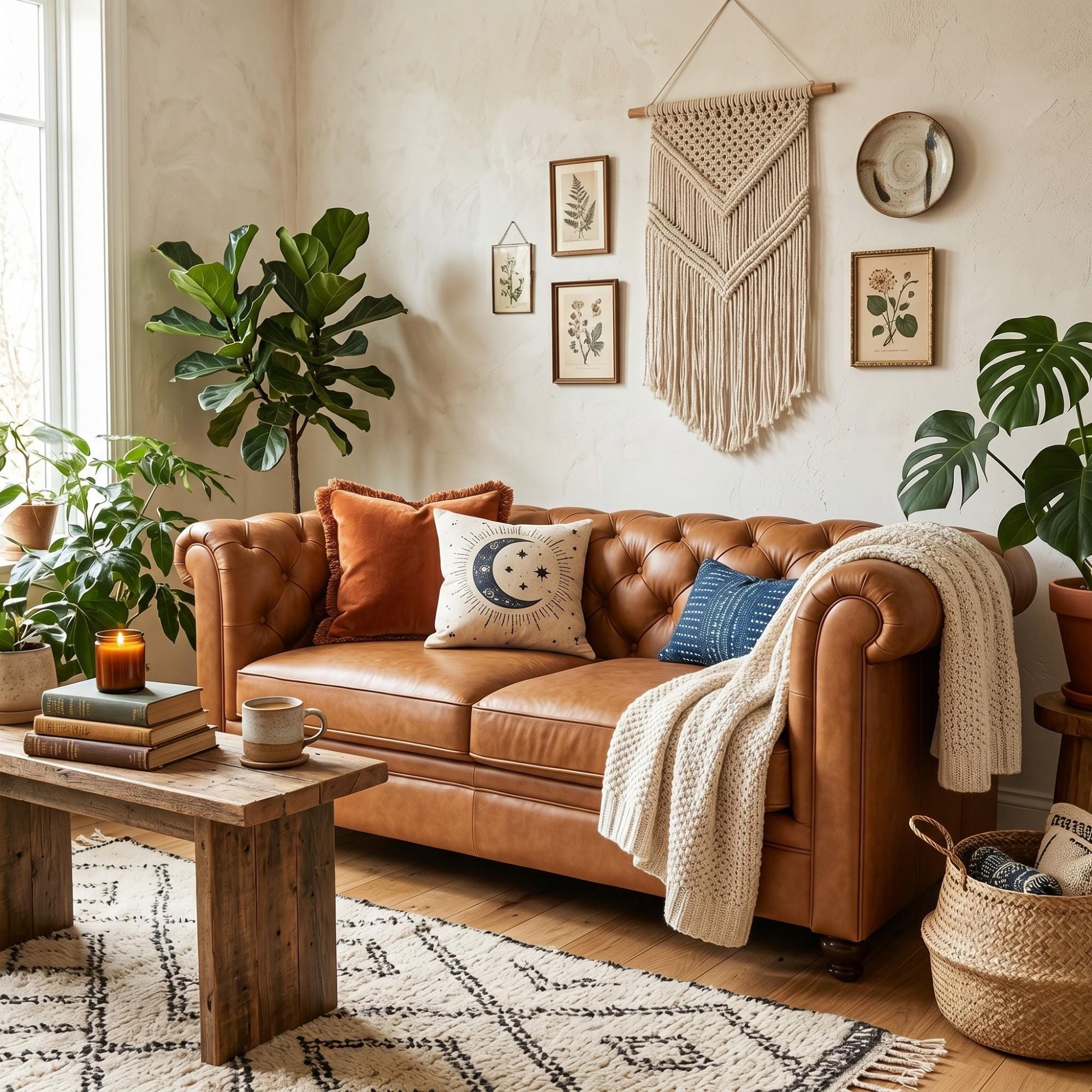 Vintage leather sofa - Etsy 日本