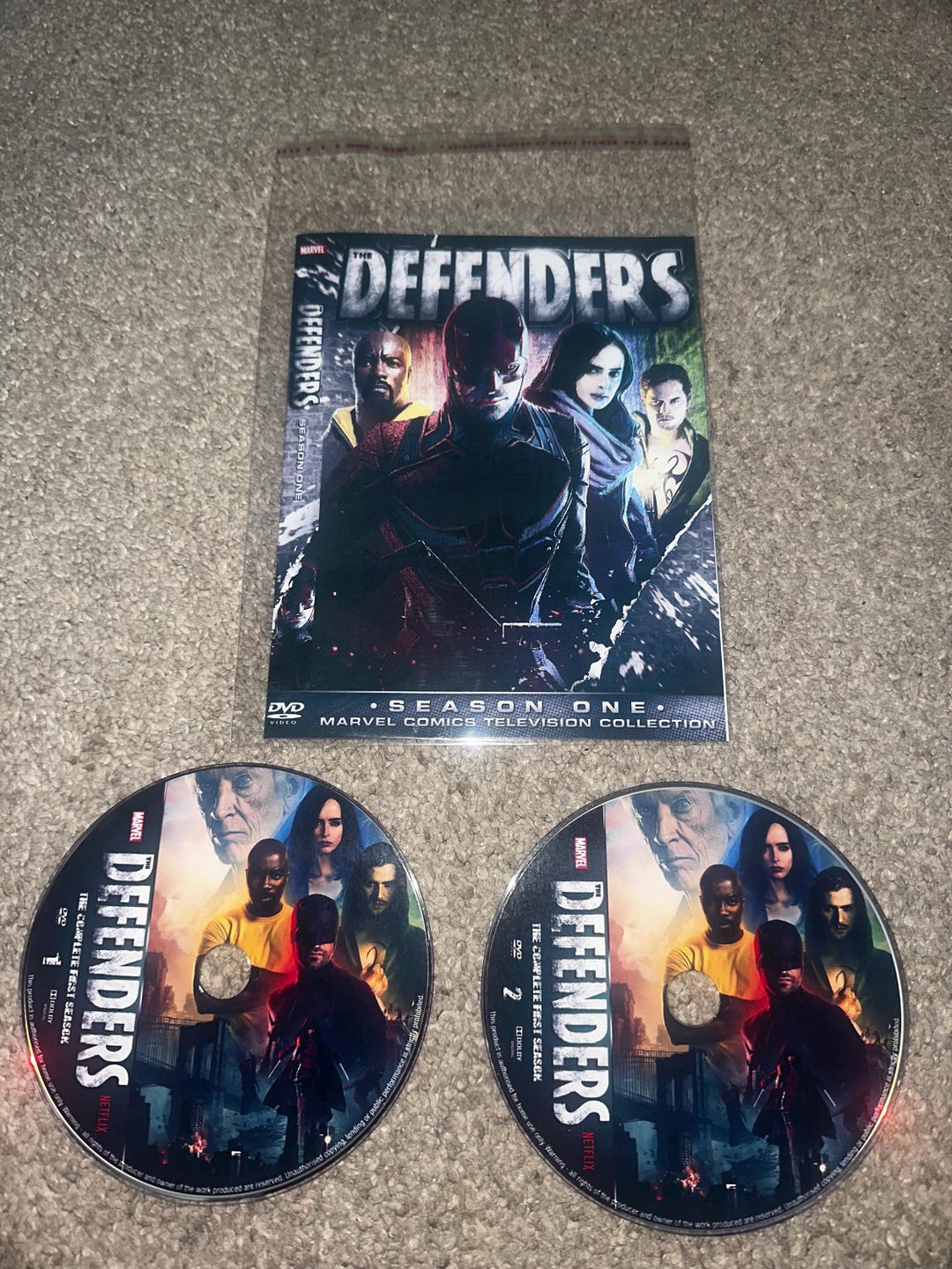 The Defenders Season 1 Marvel TV Series DVD Set With Custom Audio