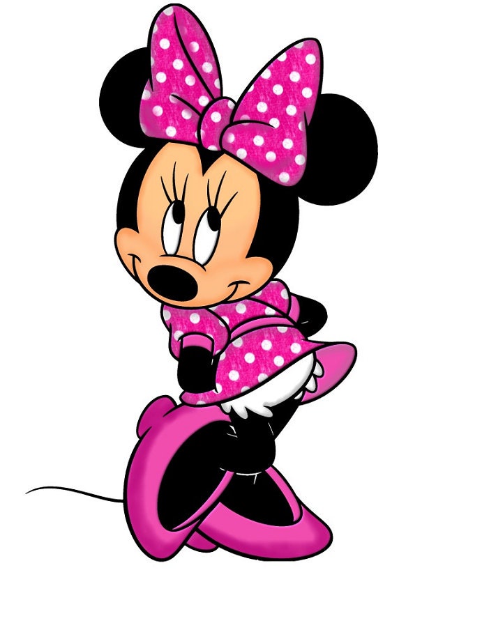minnie mouse pink polka dot dress