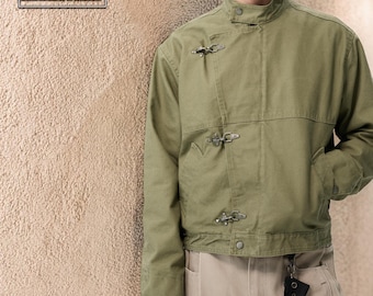 Giacca ampia casual / Cappotto con revers con fibbia in metallo / Abbigliamento quotidiano / Streetwear retrò anni 2000