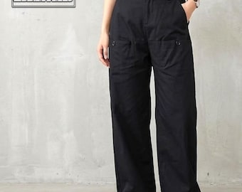 Pantaloni a gamba larga / Pantaloni casual larghi a botte / Abbigliamento quotidiano / Stile streetwear Y2K