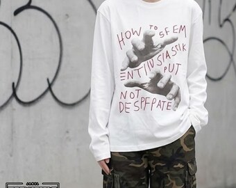 Long Sleeve Top | Graphic Autumn Loose Shirt | Daily Wear | Y2K Casual Style