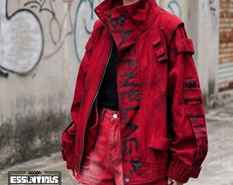 Relaxed Fit Set | Graphic Cargo Oversized Outfit | Daily Wear | Y2K Streetwear Style