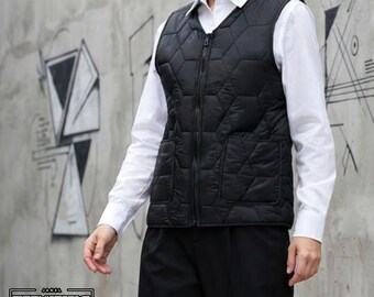 Warm Thermal Waistcoat | Thick Padded Body Warmer | Dad Layer | Cold Weather Gear