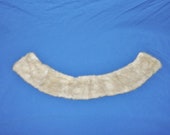Vintage Mink Fur Collar Light Brown with Hook Closure 1950s Elegant Dress Formal Coat