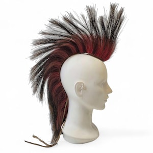 Vtg Native American Plains Indian Style Head Roach Headdress Faux Porcupine Tampico Fiber