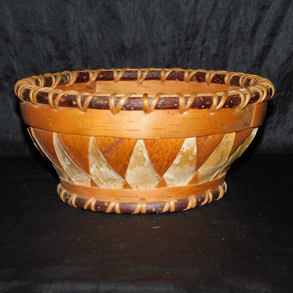 Birch Bark Baskets Etsy