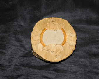 Vintage nativo americano indio cesta pato tejido hierba pincushion pin cojín ganso pato diseño