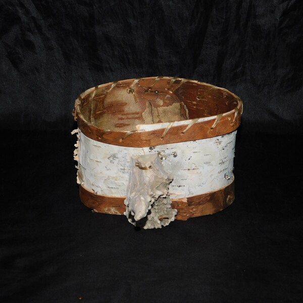 Birch Bark Basket Etsy