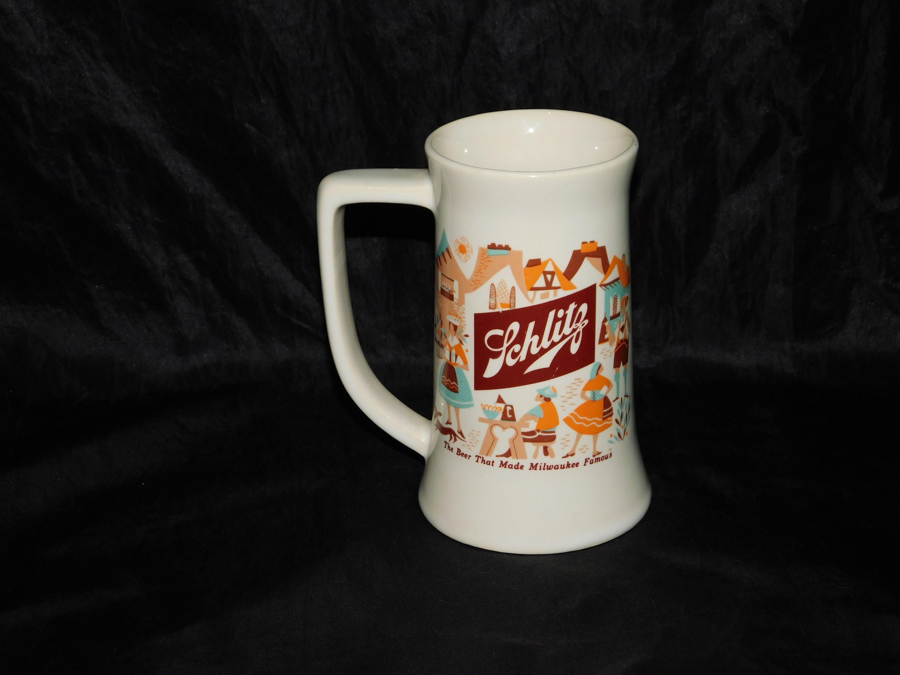 Vintage 60s Schlitz Beer Mug Stein the Beer That Made