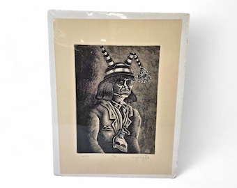Hopi Native American Art Print Richard Dawavendewa I Am Me Art Print Tsuku Clown Signed Numbered
