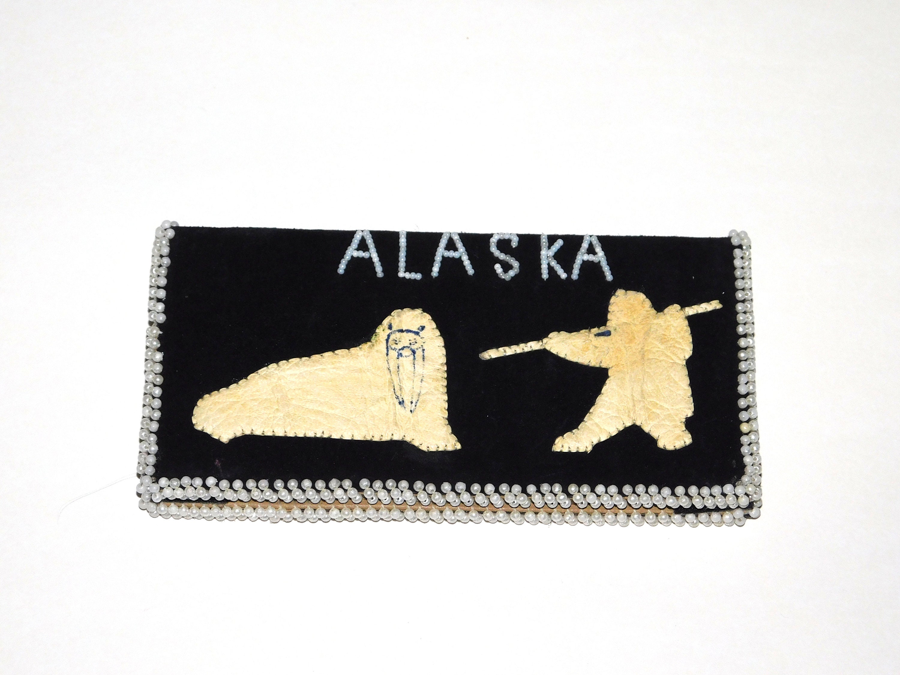 Mini money clip card pouch wallet Alaska AK Turnagain Chair 1 Hulin Alaskan  Design